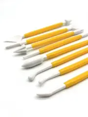 Kids Plastic Modeling Clay Tools Smoother Edges Pottery Clay Sculpting Tools