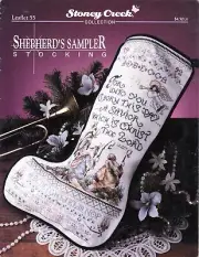 Shepherd's Sampler Stocking Cross Stitch Pattern Stoney Creek Leaflet 55