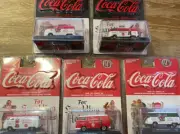 SET OF 5 - 1960 VW DELIVERY VAN CHRISTMAS HOLIDAY COCA-COLA/ COKE M2 MACHINES