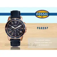 在飛比找蝦皮購物優惠-CASIO時計屋 FOSSIL手錶 FS5237三眼石英男錶