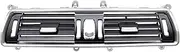 Front Console Chrome Central Air Conditioner AC Vent Grill Compatible For BMW 5 Series GT F07 528 535 550 2010-2017 64229142584 64229142590(Central high-end)