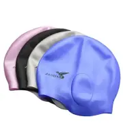 Swim Caps Ear Protection Full Silicone Swimming Cap ,universal,swimming Earmuff