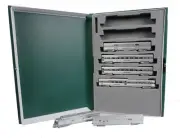 Kato Silver Streak Zephyr Train Set, Lighting & Sound, CB&Q Silver - N Scale