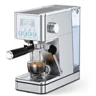 Espresso Machine, 20Bar Compact Stainless Espresso Maker, with Milk Frother Stea
