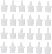 TOVINANNA Eyelash Glue Bottle Mouth Plugs 100pcs Pack No Clogging Easy Application for Lash Extension Professionals