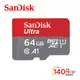 SanDisk Ultra microSDXC UHS-I (A1)64GB記憶卡(公司貨)140MB/s