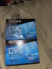 Sony 4 Brick Premium Mini DV DVC Digital Video Cassette Tapes 60 Mins New Condit