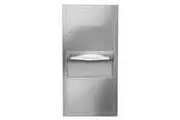 New Bradley Retro 2291 Combo Unit Towel Dispenser and Waste Bin 8L - Silver