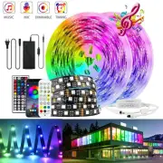 5050 RGB LED Strip Lights Waterproof IP65 1m-30m 12V IR/APP Controller