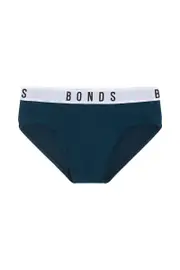 [Bonds] Bonds Men's Personalised Originals Brief in Seal Rocks Size: Medium M Seal Rocks