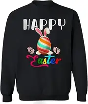 [Generic] Happy Easter Cute Easter Day New Baby Pregnant Announcement Bunny Egg Lover Gifts Hoodie and Sweatshirt