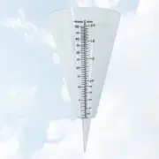 Transparent Rain Measure Tube Garden Meter Rainfall Gauge Measuring Cup