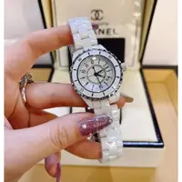 在飛比找蝦皮購物優惠-現貨 J12 腕錶石英機芯陶瓷錶帶 33mm 38mm 白色