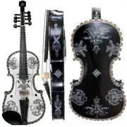 Hand made Norwegian fiddle 4/4 violin ( 4*4) Hardanger fiddle,powerful sound