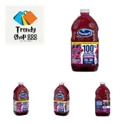 100% Juice Cranberry Grape Juice Blend, 64 Fl Oz Bottle Pack of 8