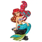 Britto Disney Ariel on Rock Large Figurine
