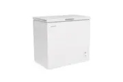 Heller 250L Hybrid Home Kitchen Chest Food Storage Freezer 10x85cm White
