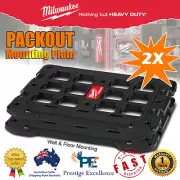 2 Piece Milwaukee PACKOUT Mounting Plate to suit PACKOUT Modular Storage Systems