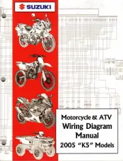 Genuine Suzuki Wiring Diagram & Electrical Troubleshooting Manual 2005 Models