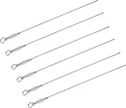 6Pcs Stainless Steel Skewers for Barbecue Durable BBQ Tools for Outdoor Grilling Resistant Reusable and Dishwasher Safe Skewer Sticks