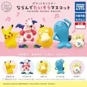 5pcs/set Pikachu Mr Mime Psyduck Togeppi Dancing Action Figure Model Toys Gift