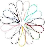 Hollosport Stretchy Puppy Collars for Litter, 300Pcs Assorted Adjustable Identification Loops for Newborn Puppies and Kittens, Bulk Multi Colored Straps for Whelping, 6 Inches - 15 Colors