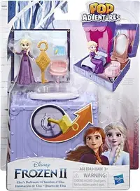 在飛比找Yahoo奇摩拍賣-7-11運費0元優惠優惠-冰雪奇緣2 基本場景遊戲組 艾莎 Elsa 艾莎與臥室 Di