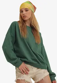 在飛比找ZALORA購物網優惠-Crew Neck Basic Sweatshirt