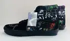 Vans x Disney Sk8-Hi 100 Villains Black Multi Canvas Suede shoes Size 10 - 11.5