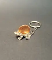 1990's Amphibian Lucky Penny Frog Keychain Scratch Off Tickets Key Ring Fob New