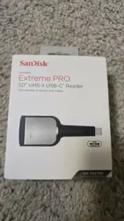 Sandisk Extreme Pro SD UHS-II USB C Reader-Fast Transfer Photos & VideoBrand New