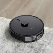 MyGenie OPtiX XR600 Robotic Vacuum Wet Mop Lightstream Technology Black Black