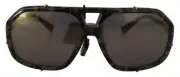 Dolce & Gabbana Chic Aviator Mirrored Brown Sunglasses - RRP 399.6 USD