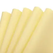 EVA Foam Sheets Light Yellow 19.7 Inch x 19.7 Inch 1mm Thick Crafts Sheets 5Pcs