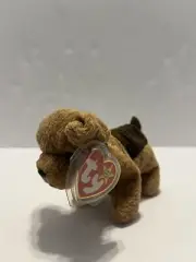 Ty Beanie Baby Tuffy the Dog 1996 Free Shipping