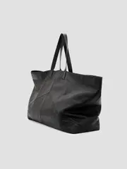 minimal leather tote