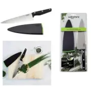 1x Wiltshire Staysharp Triple Rivet Cook's Knife With Sharpener Cover - 20cm