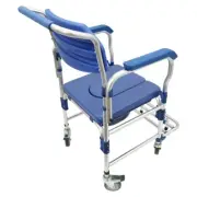 Shower Commode Chair with Wheels Commode Toilet Shower Wheelchair