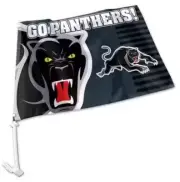99713 PENRITH PANTHERS NRL TEAM LOGO CAR WINDOW SUPPORTER FLAG