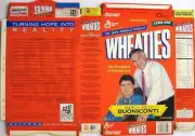1997 Nick Buoniconti s8 Wheaties Cereal Box Flat bp43