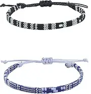 [MILEILUOYUE] Bracelets for Women Surf Beach Bracelet Set - Holiday Gifts - Handmade Boho Bracelets - Outdoor Sports Anklets for Men and Women - Ethnic Hippie Style Accessory