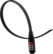 EXAOMBLE Bike Chain Lock Portable Combination Cable Lock for Bicycle Scooter and Vehicle Security Weather Resistant Code Compact Design for All Weather Use