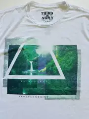 3rd&Army THIRD & ARMY Men's T-Shirt SIZE XL WHITE W/ALWAYS ON POINT California