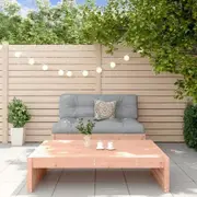 2 Piece Garden Lounge Set with Cushions Solid Wood Douglas