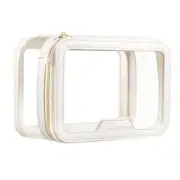 Rownyeon Clear Makeup Case Toiletry Bag Multipurpose Travel Makeup Train Case...