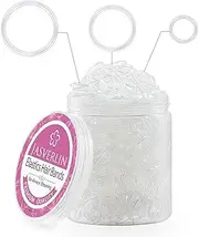 JASVERLIN Clear Hair Elastics, 2000 Pcs Variety Pack of Small, Medium, Large Rubber Bands Ponytail Holders and Polybands for Toddlers, Girls, Women, Baby