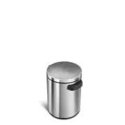 DZT-5-1S Automatic Touchless Infrared Motion Sensor Trash Can, 1.2 Gal 5L, St...