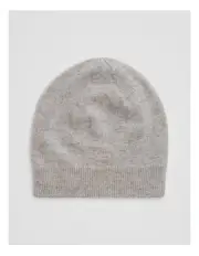 [Country Road] Cashmere Beanie in Light Grey Marle