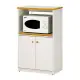 【PA996-05】廚房多功能塑鋼置物櫃(E-1260)(白色木紋邊)