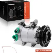A/C Compressor w/ Clutch for Hyundai Accent 2010-2011 L4 1.6L with Diode VS12 (for: Hyundai)